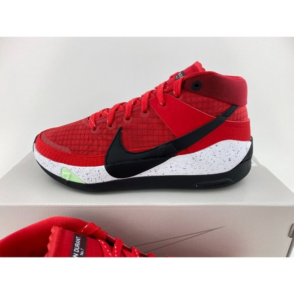 Nike KD 13 University Red Men's Size 6 Basketball Shoes Sneakers - Picture 5 of 12